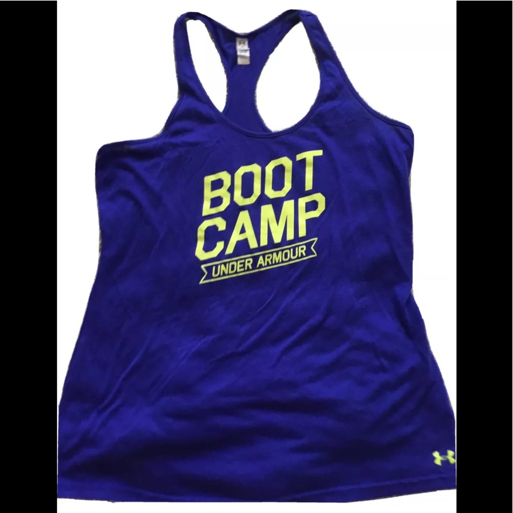 UNDER ARMOUR Womens size MEDIUM BOOT CAMP TANK TOP